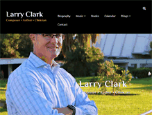 Tablet Screenshot of larryclarkmusic.com